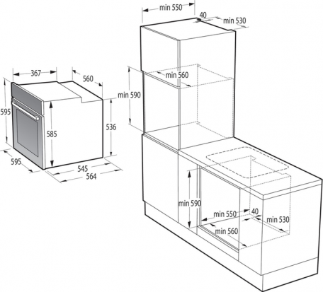 Духовка электрическая Gorenje BOSB6737E06X  Фото №7